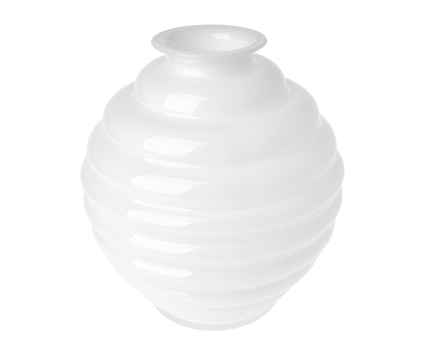 onlylux vaso anelli bianco